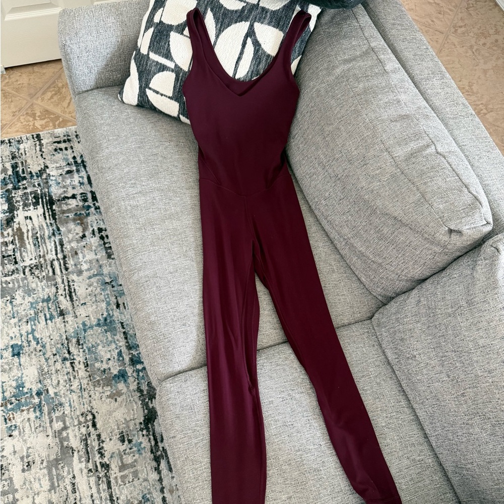 lululemon athletica Burgundy Wine One-Piece Jumpsuit